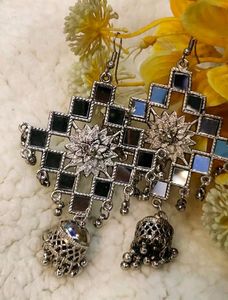 Women Mirror Earrings 😍