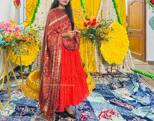 Elegant Red Kurta Set