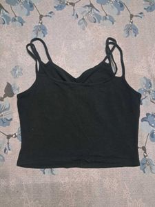 Black Cami Crop Top