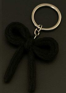 Beautiful Crochet Bow Keychain For Beg And Purses