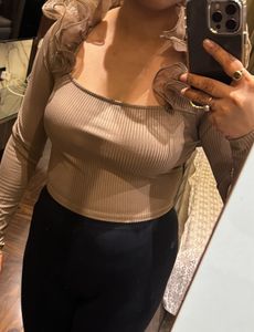 Zara Ruffled Neck Crop Top
