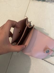 Quilted Mini Bag combo of two pink and black