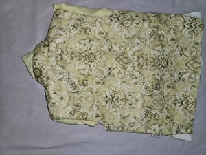Cream Green Suit Set