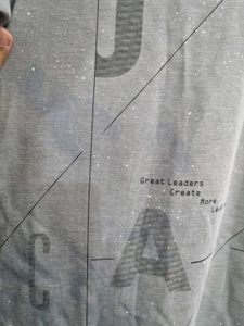 Graphic Print Polo Tshirt
