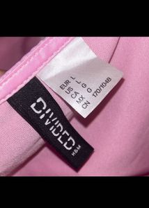 pink balloon sleeve dress