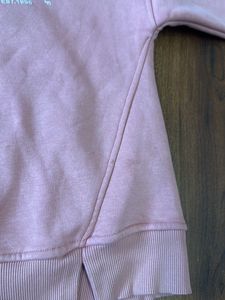 Peach colour Wool top for girls