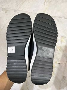 WESTSIDE LUNA BLU WOMEN BLACK QUILTED SNEAKERS -37