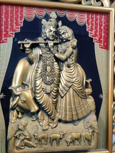 Radha Krishna Showpiece wall hanging