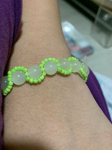 Green Beaded Bracelet
