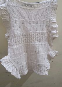 ZARA CROCHET TOP