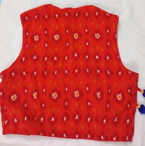 Woman Double Sided Crop Open Front Jacket