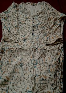 Printed Kurti Top