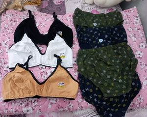 Combo Of 3 Bras &amp; 4 Panties 💥🤯