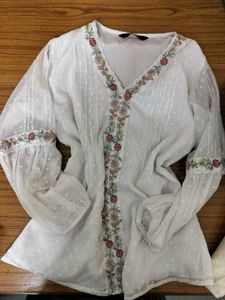 Floral Embroidered Top