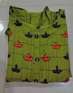 Green Checkered Dress