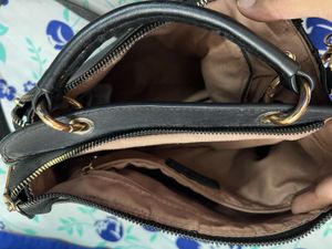 Caprese Black Handbag With Sling