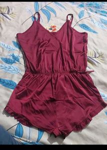 Patchwork Sleep Jumpsuit
