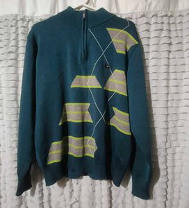 Stylish Quarter-Zip Pullover Sweater