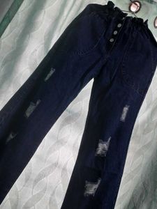 Navy Blue Flared Denim Jeans💙