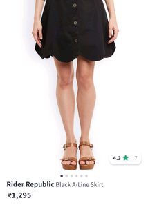RIDER REPUBLIC Black Skirt