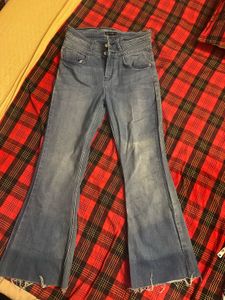 Flared Denim Jeans