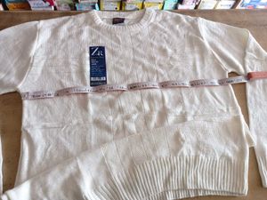 White Pullover Sweater