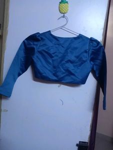 Navy Blue Frock With Jacket.