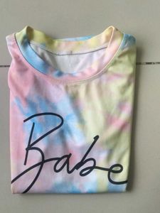 Printed Babe Tshirt For Casual Wear
