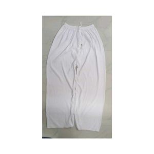 White Cotton Palazzo Pants