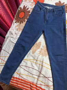 Dark Blue Denim Jeans