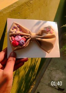 beautiful bow hair clip for girls