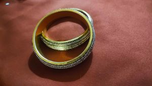 Traditional Gold Plated ✨ Bangle Set For Women👸