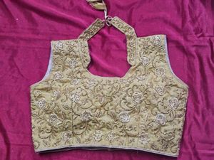 Embroidered Gold Blouse