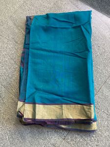 Elegant Teal Saree