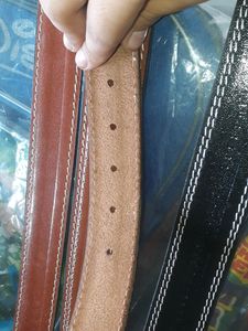 Three Piece Combo Of Belt To Brown One Black