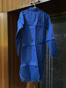 Stylish Blue Printed Kurta