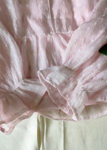 Rio Pretty Pink Ruffle Top With Camisole