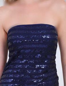 Sparkly Navy Blue Bodycon Dress