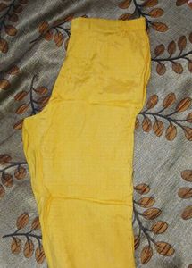Elegant Yellow Printed Kurta