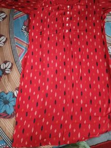 Red Color Kurta Sets With Pant And Dupatta