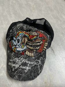 Ed hardy diamante y2k vintage cap