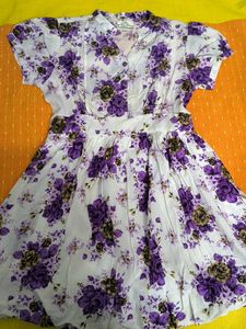 Floral Print Mini Dress