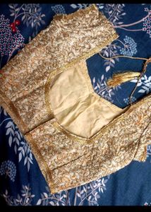 Sale! Skin Colour Embroidery Blouse