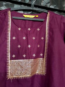 Elegant Purple Kurta