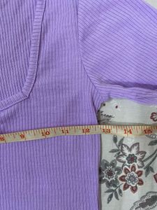 Lavendar Crop Top 💟