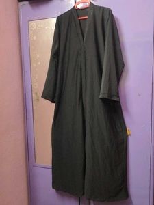 Full Plain Black Abaya