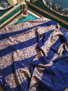 🎆Elegant Royal Blue Saree🎆