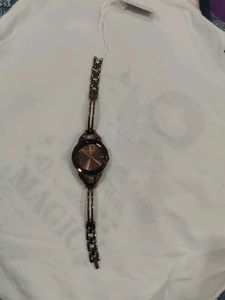 Elegant Brown Women's Watch