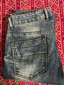 Acid Wash Denim Jeans