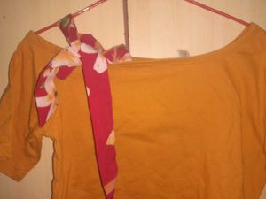 Yellow Bow Designed Top